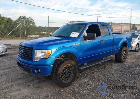 2014 Ford F150 Stx z USA, uszkodzony, nr VIN 1FTFX1EF4EFB56281